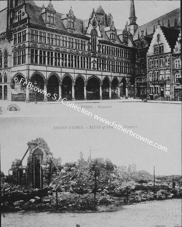 NIEUWERK BEFORE/ AFTER BOMBING NOT BY FMB